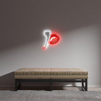 Smoke by Tom Wesselmann, LED neon sign