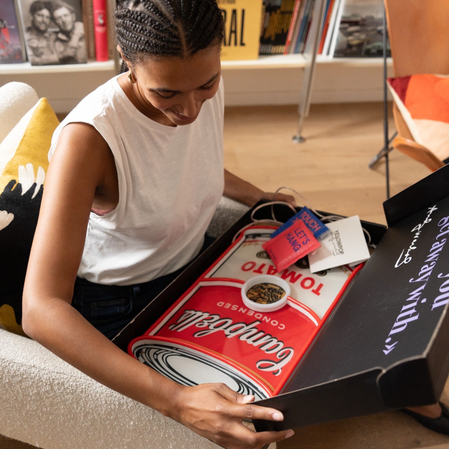 New Campbell Yellowpop x Andy Warhol, led neon sign