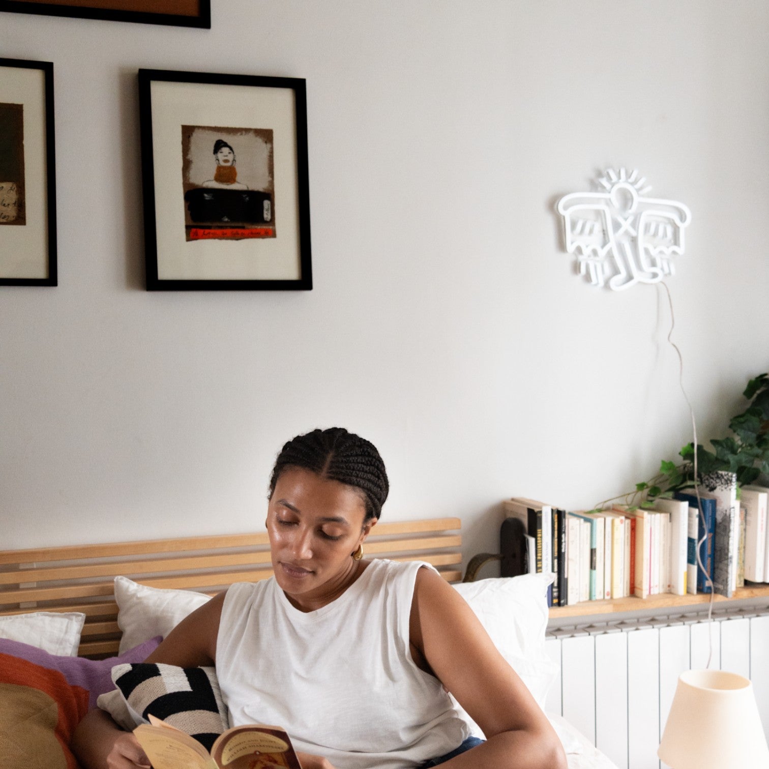 Flying Man Yellowpop x Keith Haring, led neon sign