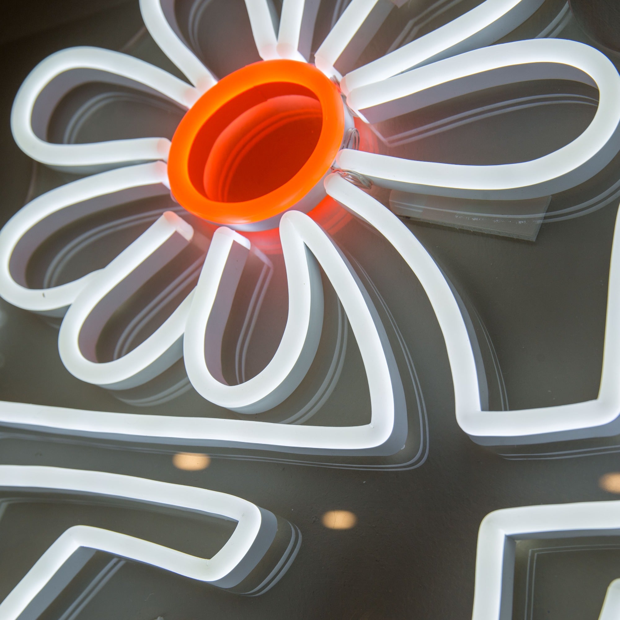 Flower Head, YP x Keith Haring, LED neon sign