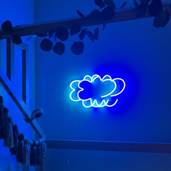 Cloud Twins - LED neon sign