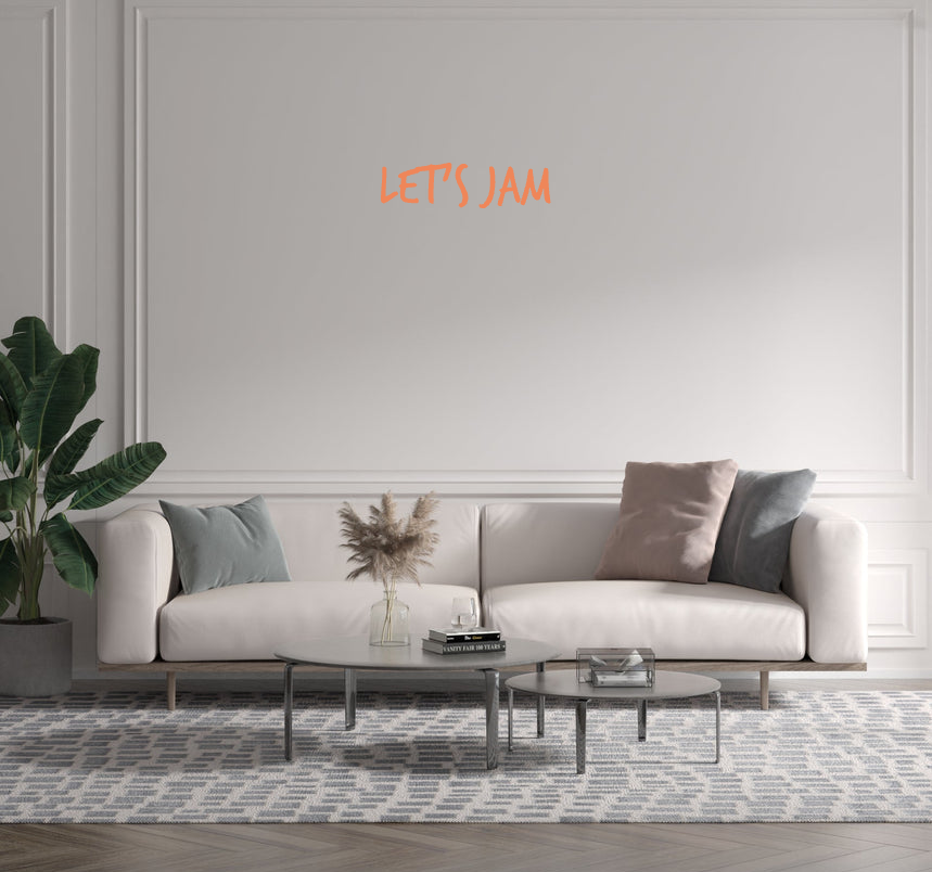 Custom text: Let