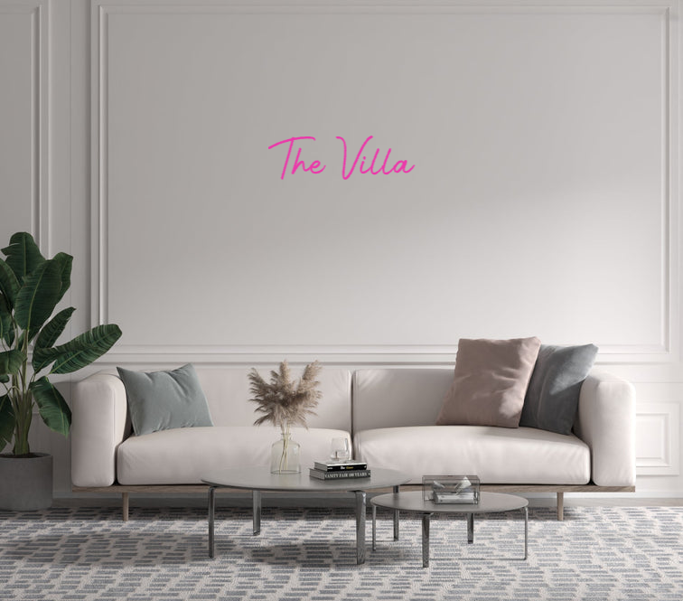 Custom text: The Villa - YELLOWPOP USA