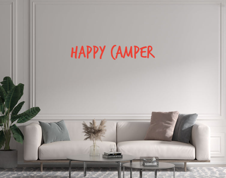 Custom text: Happy Camper - YELLOWPOP USA