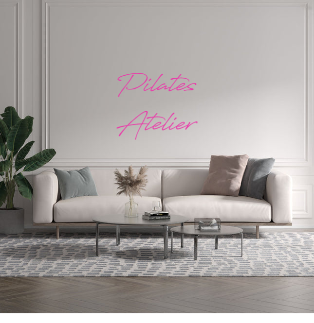 Custom text: Pilates
Atelier