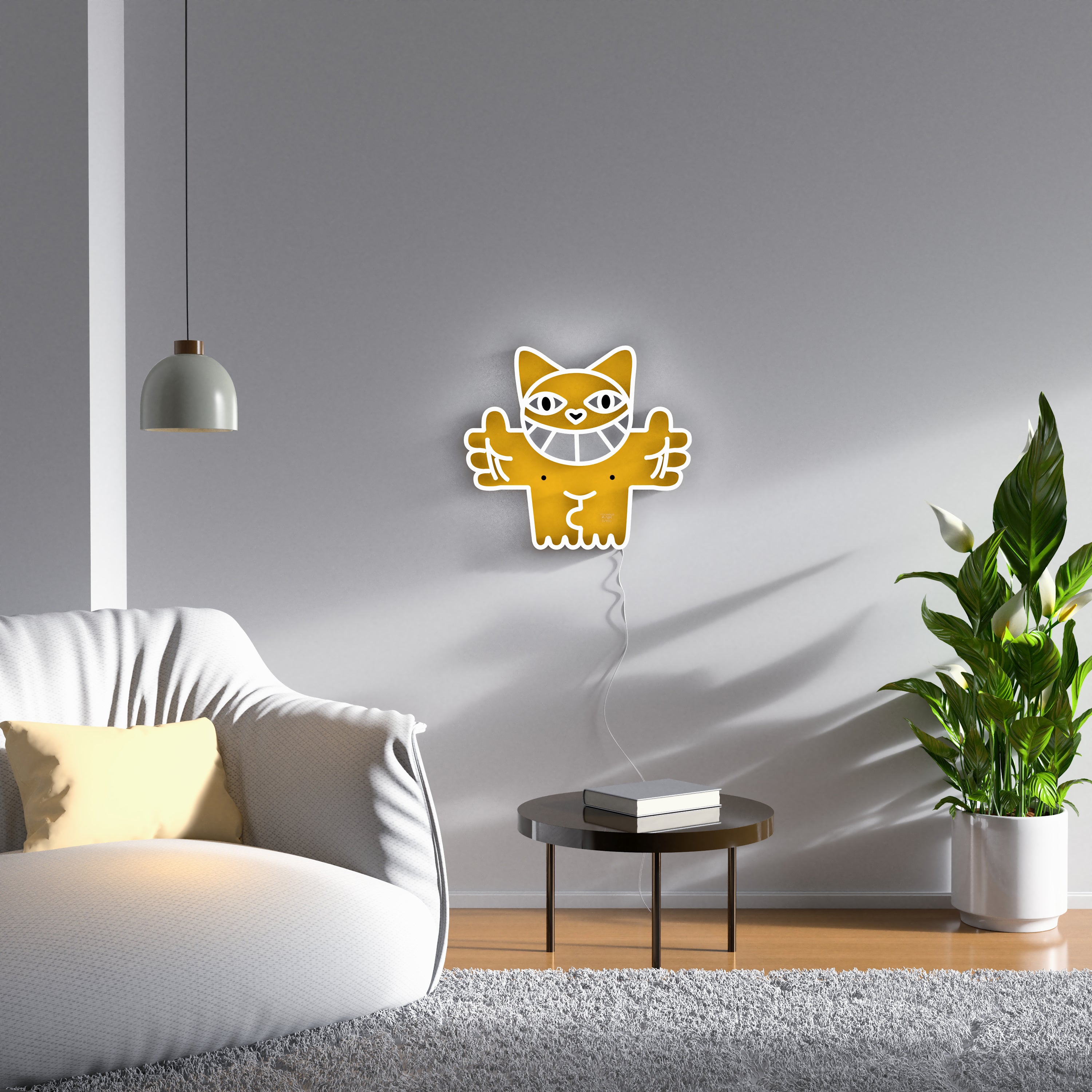 Monsieur Chat V2 by Yellowpop, LED neon sign - YELLOWPOP USA