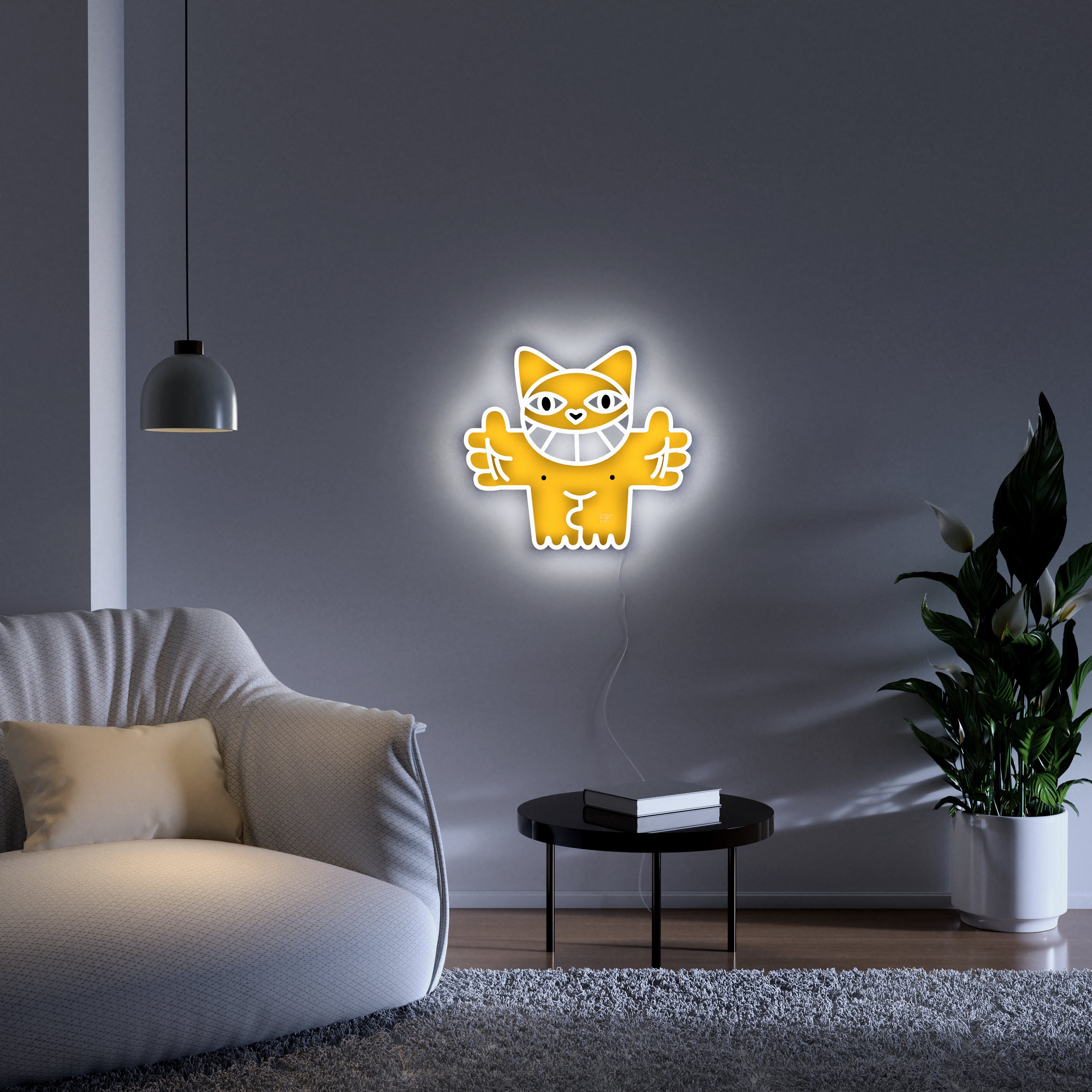 Monsieur Chat V2 by Yellowpop, LED neon sign - YELLOWPOP USA