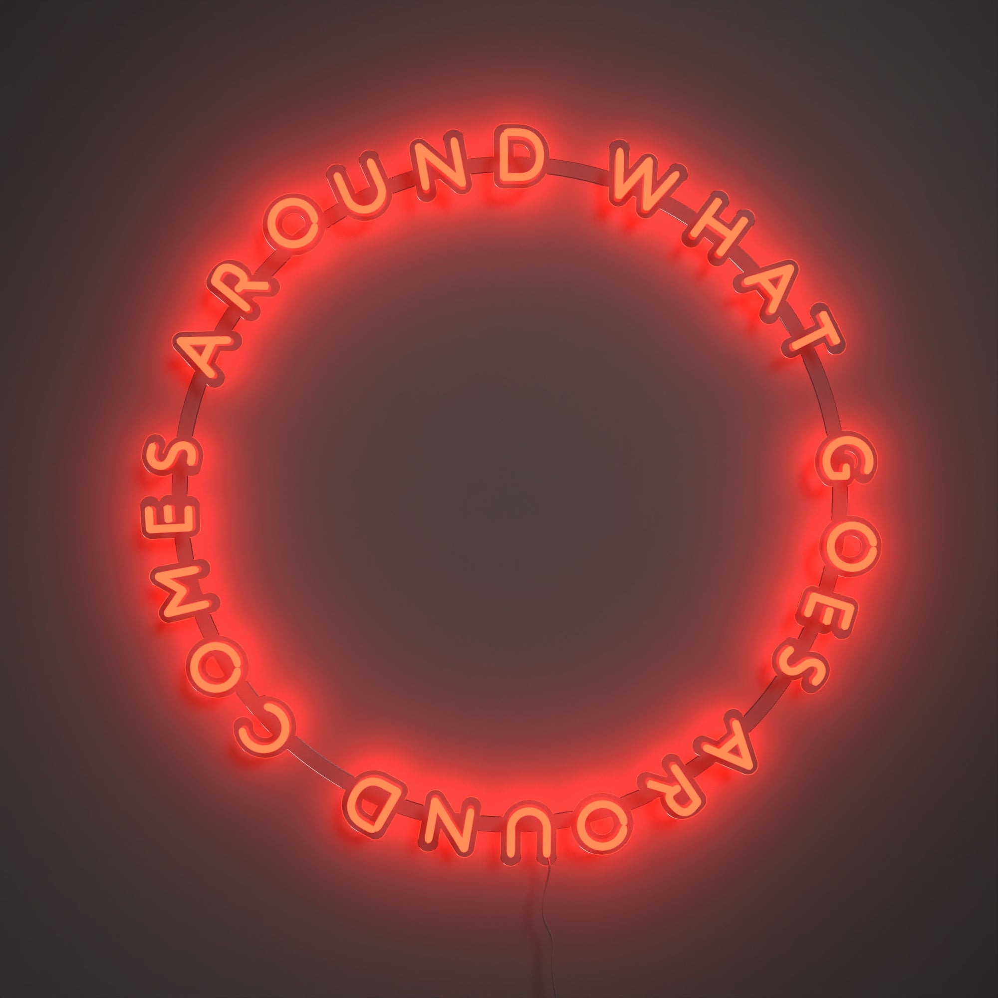 What Goes Around Comes Around - LED neon sign - YELLOWPOP USA