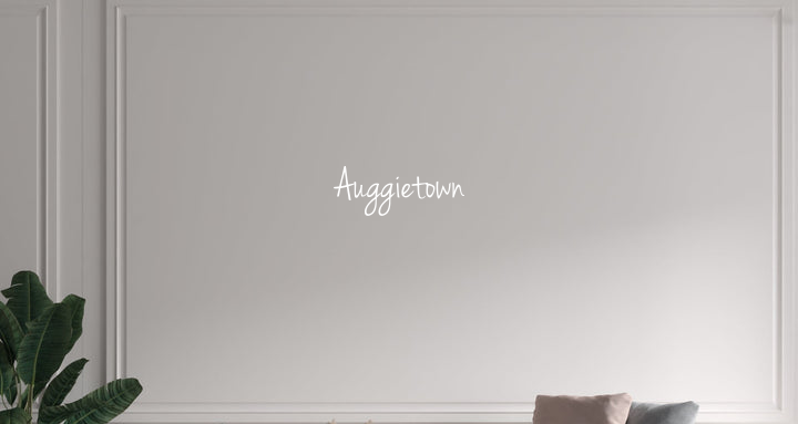 Custom text: Auggietown