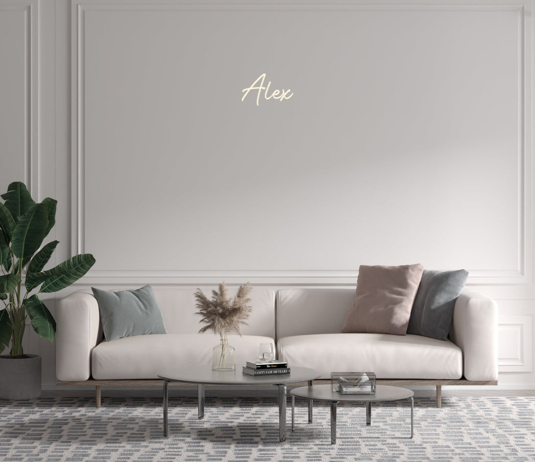 Custom text: Alex - YELLOWPOP USA