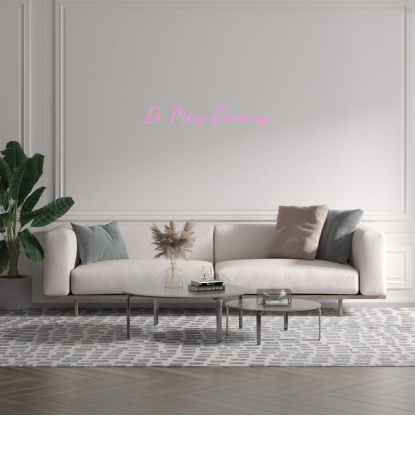 Custom text: Dr. Mary Devaney - YELLOWPOP USA