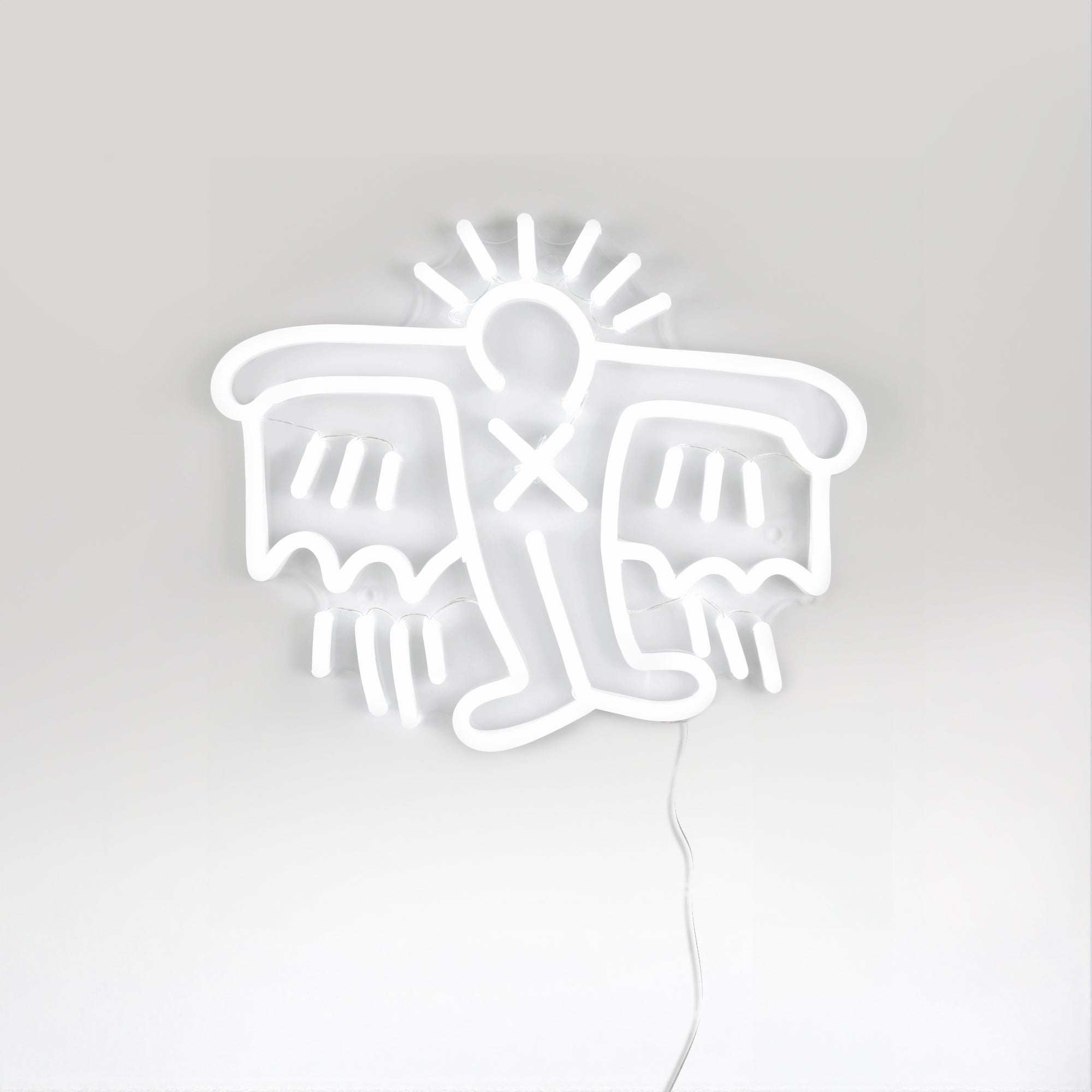 Flying Man Yellowpop x Keith Haring, led neon sign
