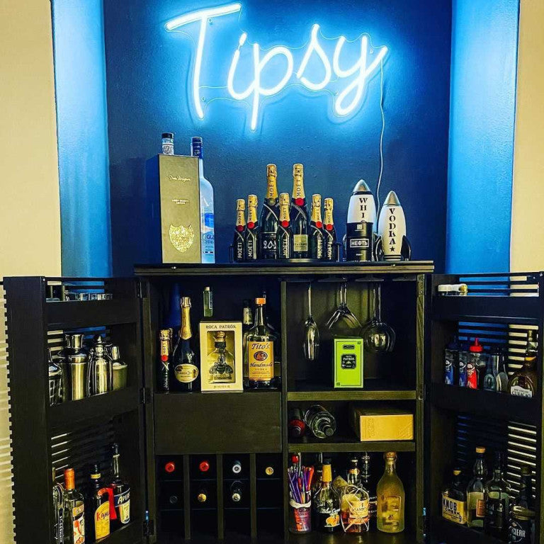 Custom Bar Neon Sign - Open 24 Hours - YELLOWPOP USA