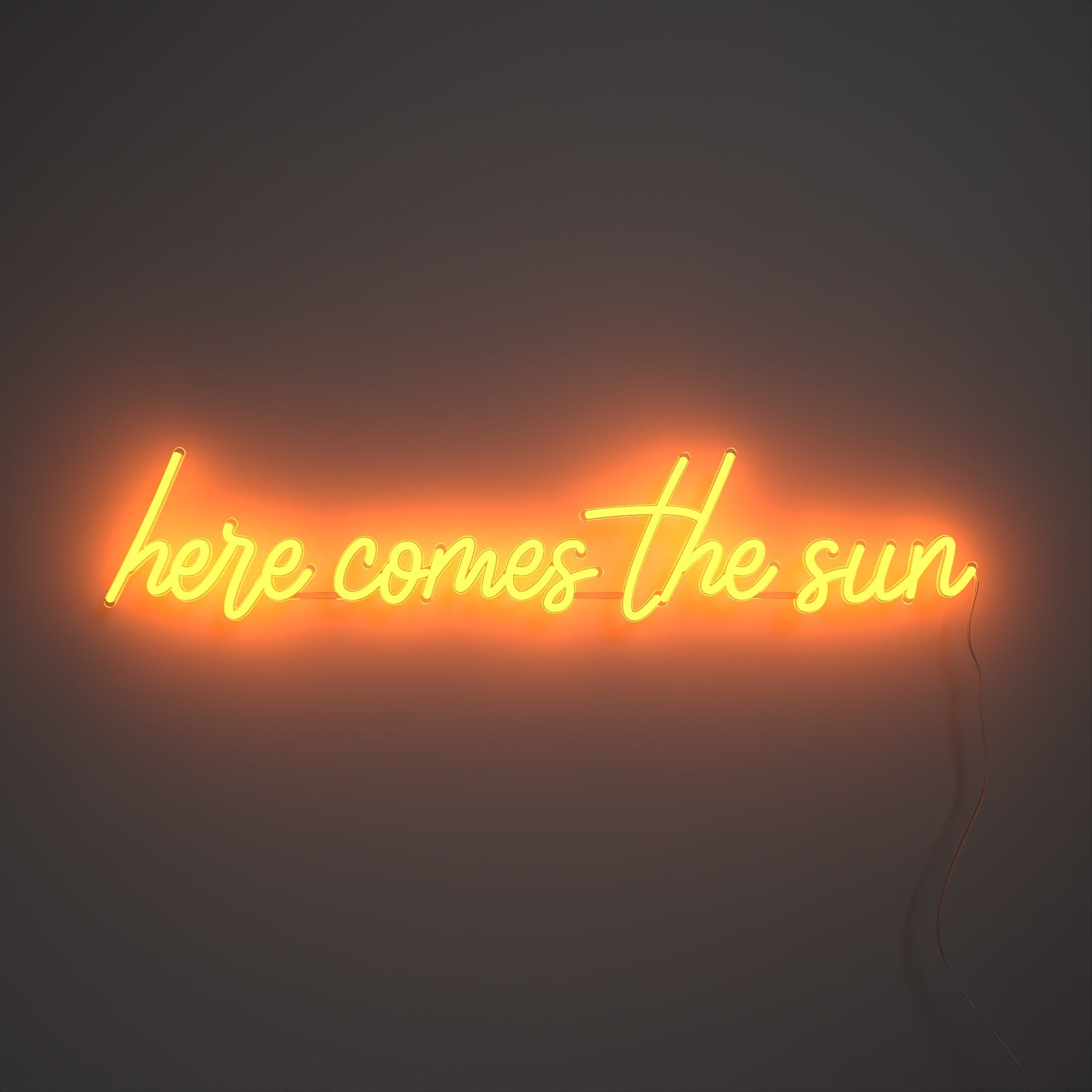 Here comes the sun - LED neon sign - YELLOWPOP USA