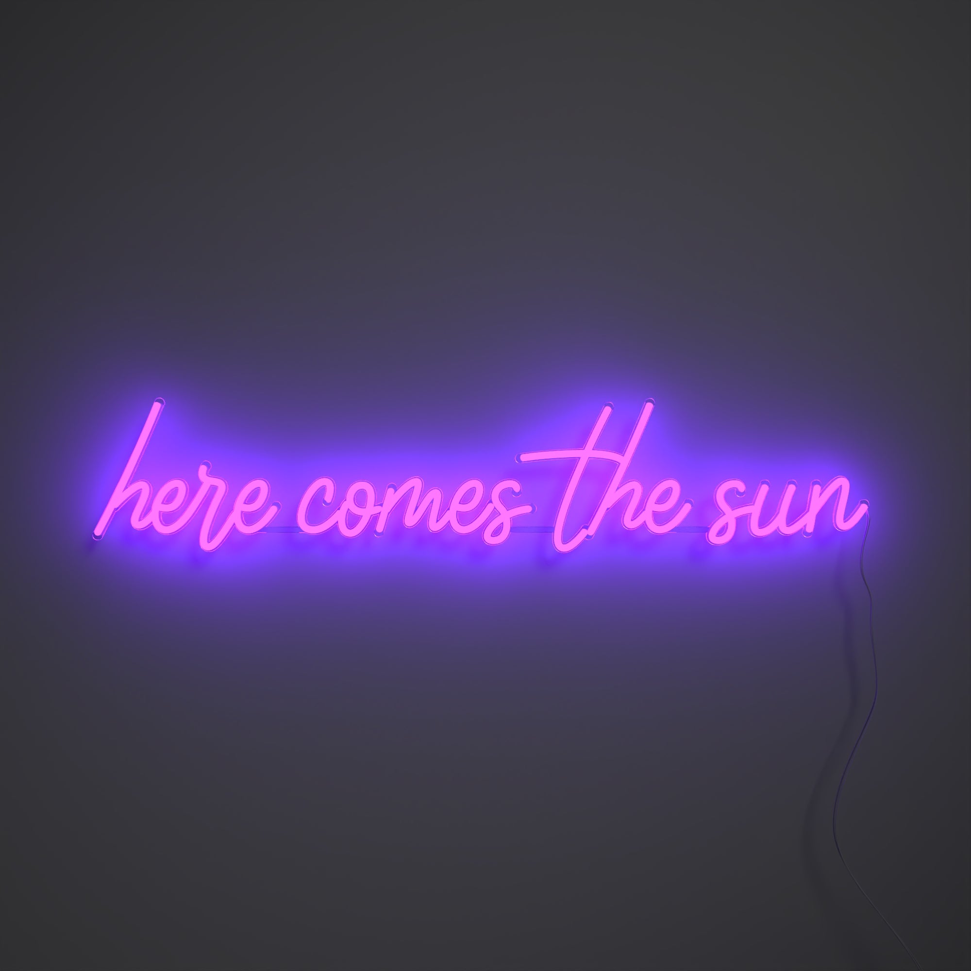 Here comes the sun - LED neon sign - YELLOWPOP USA