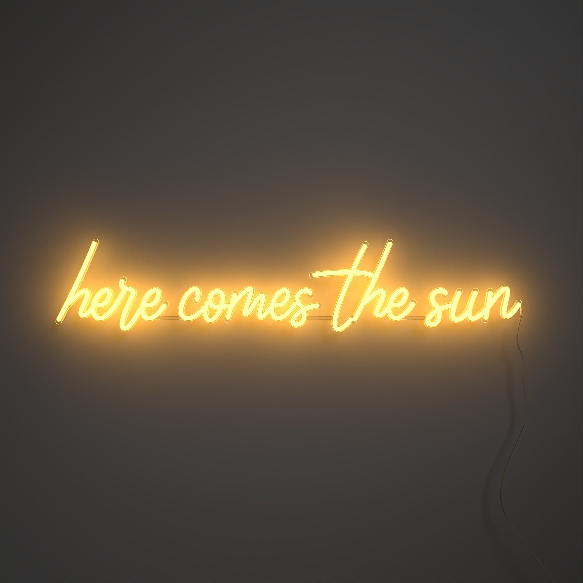 Here comes the sun - LED neon sign - YELLOWPOP USA