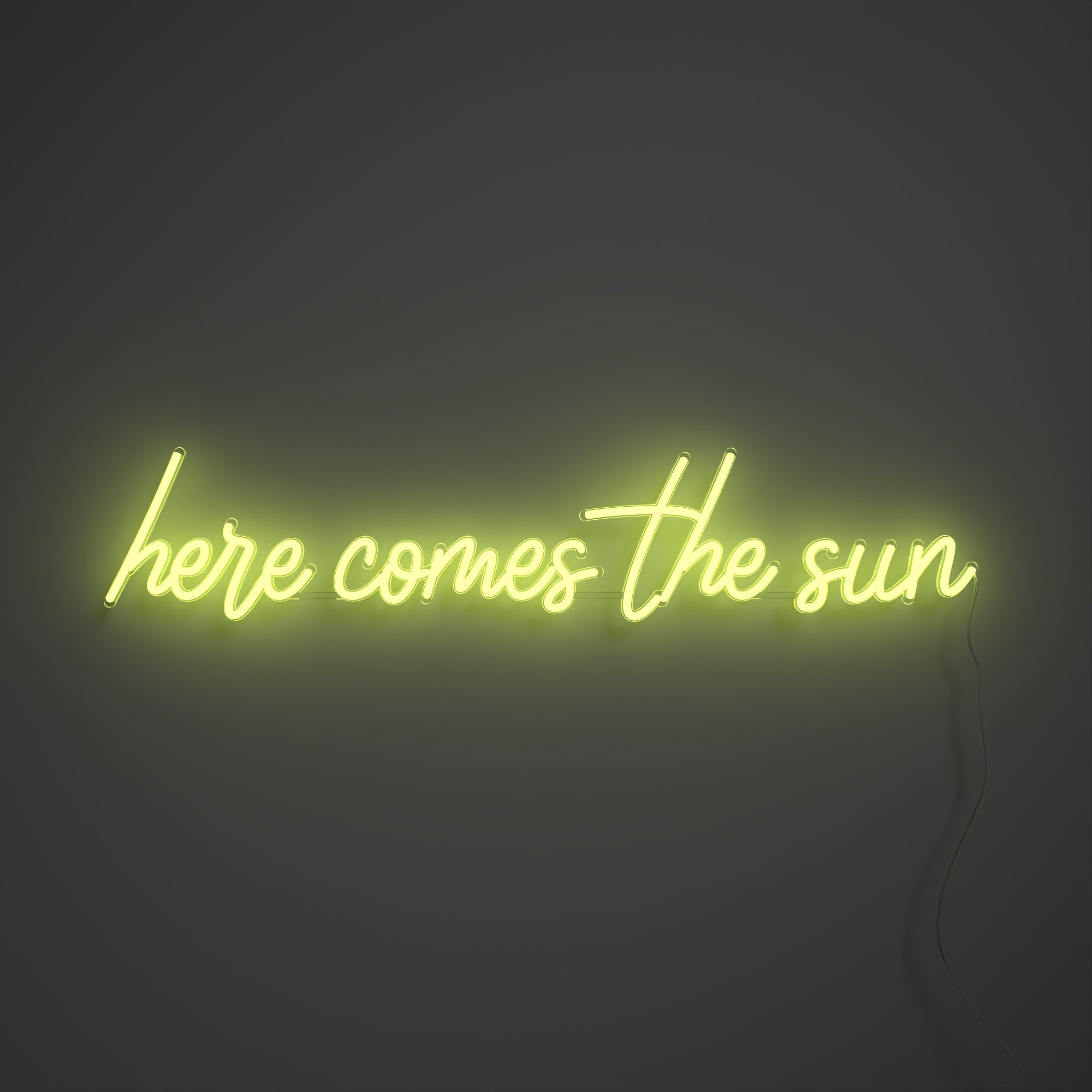 Here comes the sun - LED neon sign - YELLOWPOP USA