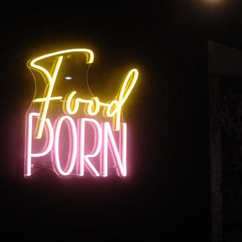 Food Porn LED Neon Sign