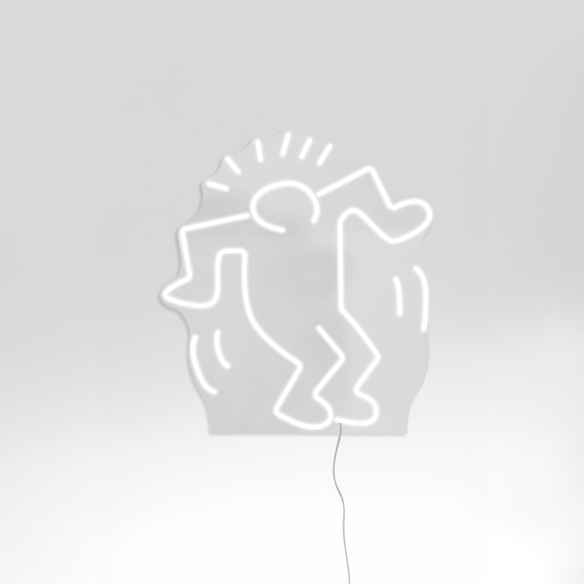Dancing Man, YP x Keith Haring, LED neon sign