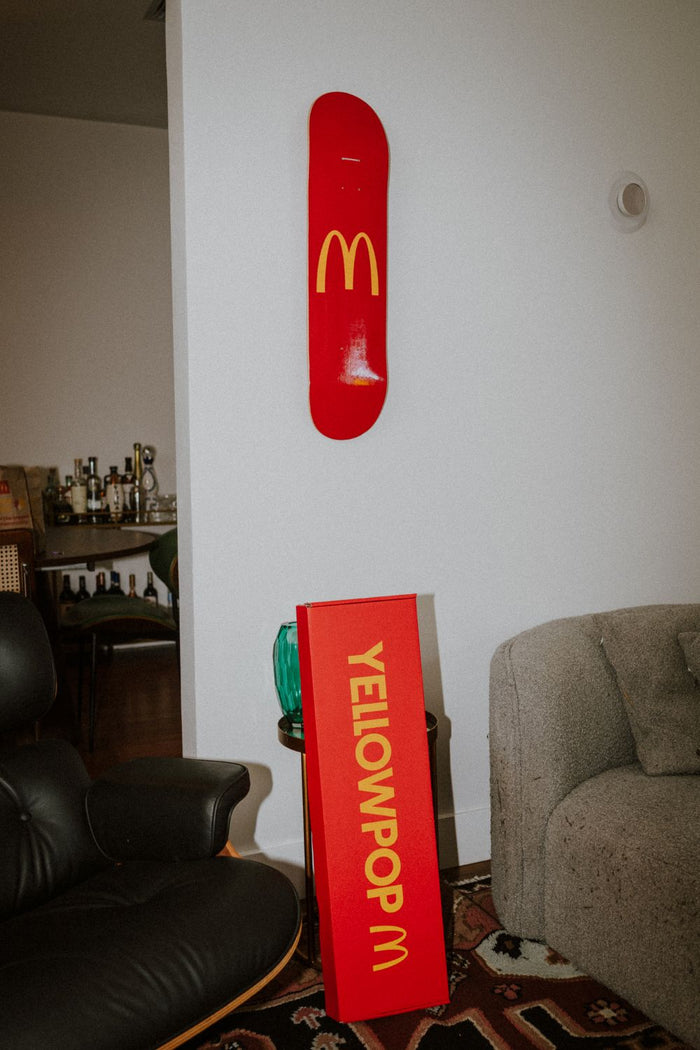 Collection piece styled at home: Skateboard
