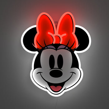 Minnie Printed Face by Yellowpop, LED neon sign