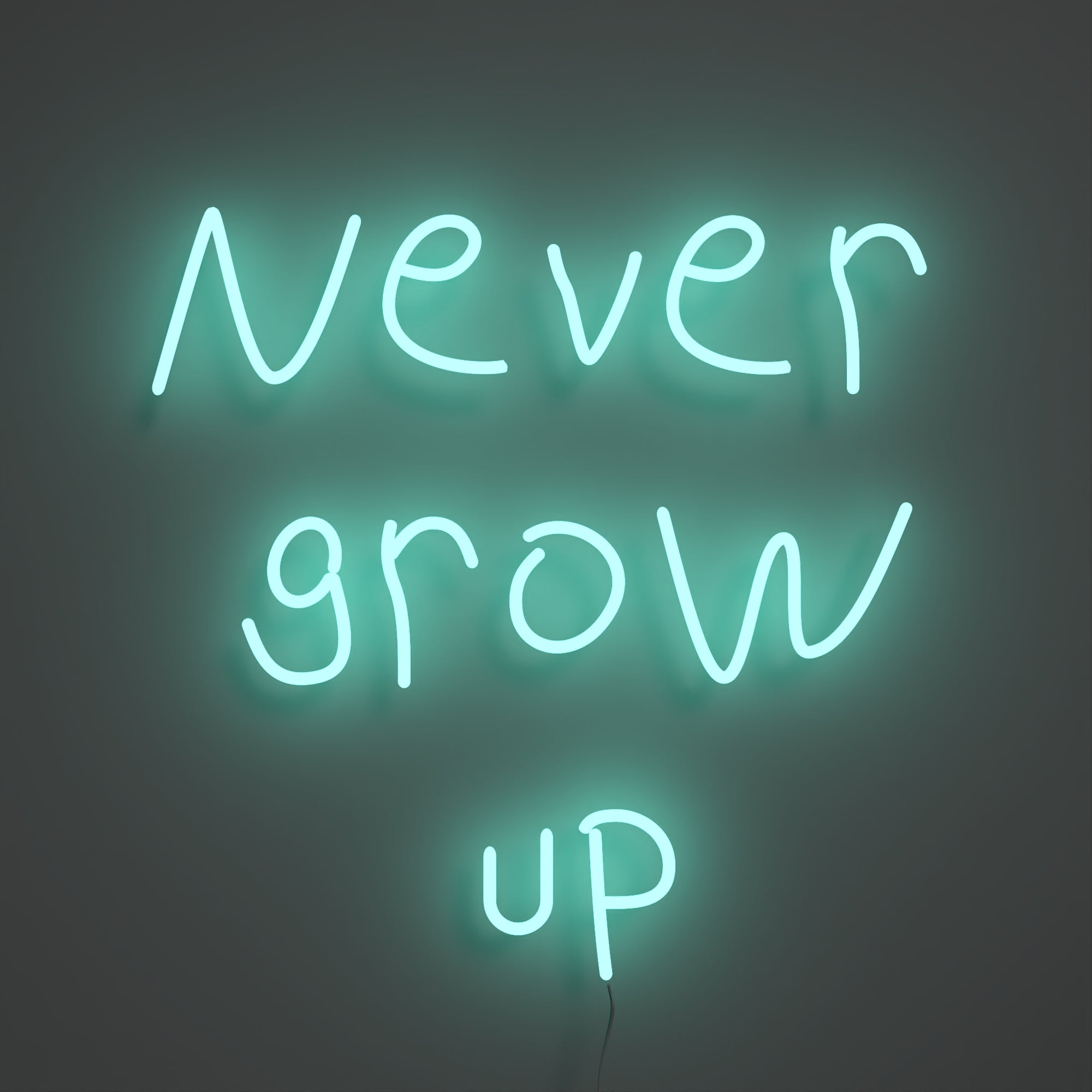 Never grow up - LED neon sign – YELLOWPOP
