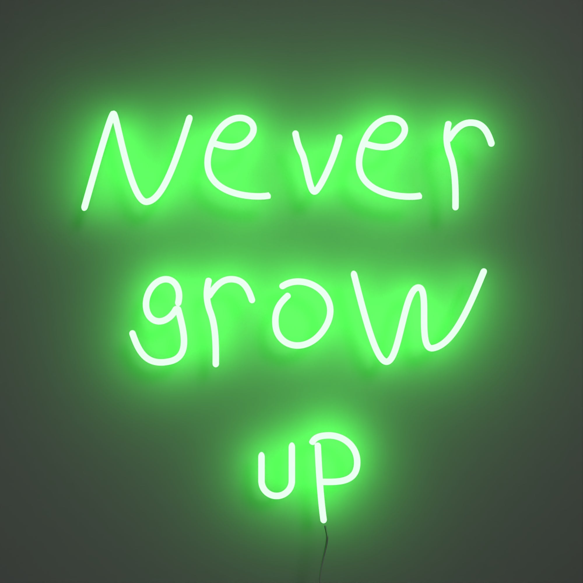 Never grow up - LED neon sign - YELLOWPOP USA