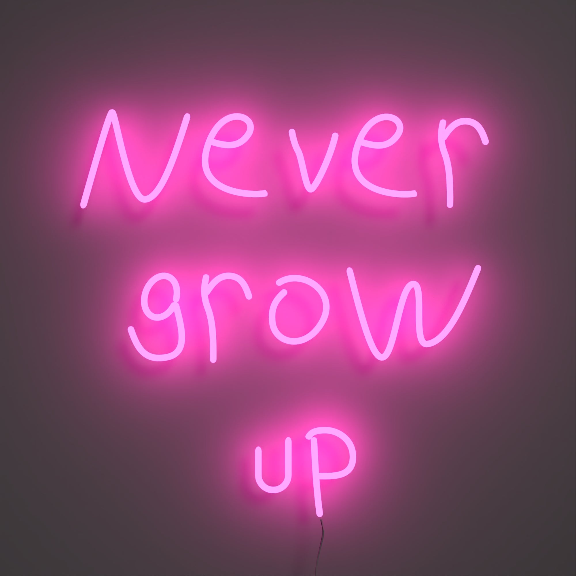 Never grow up - LED neon sign - YELLOWPOP USA
