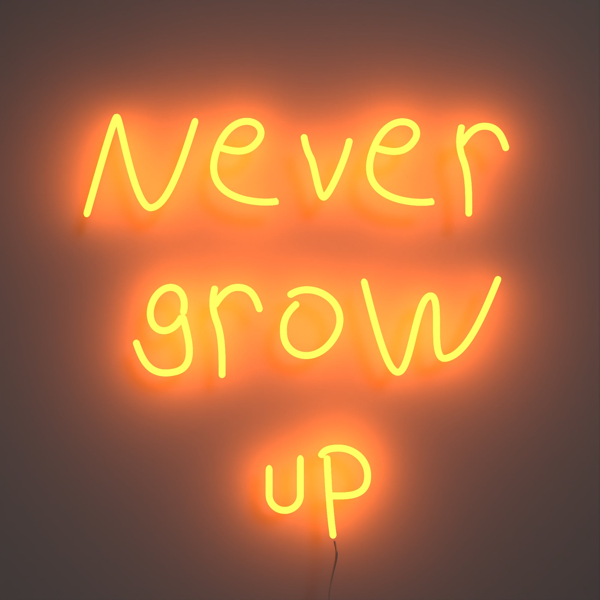 Never grow up - LED neon sign - YELLOWPOP USA