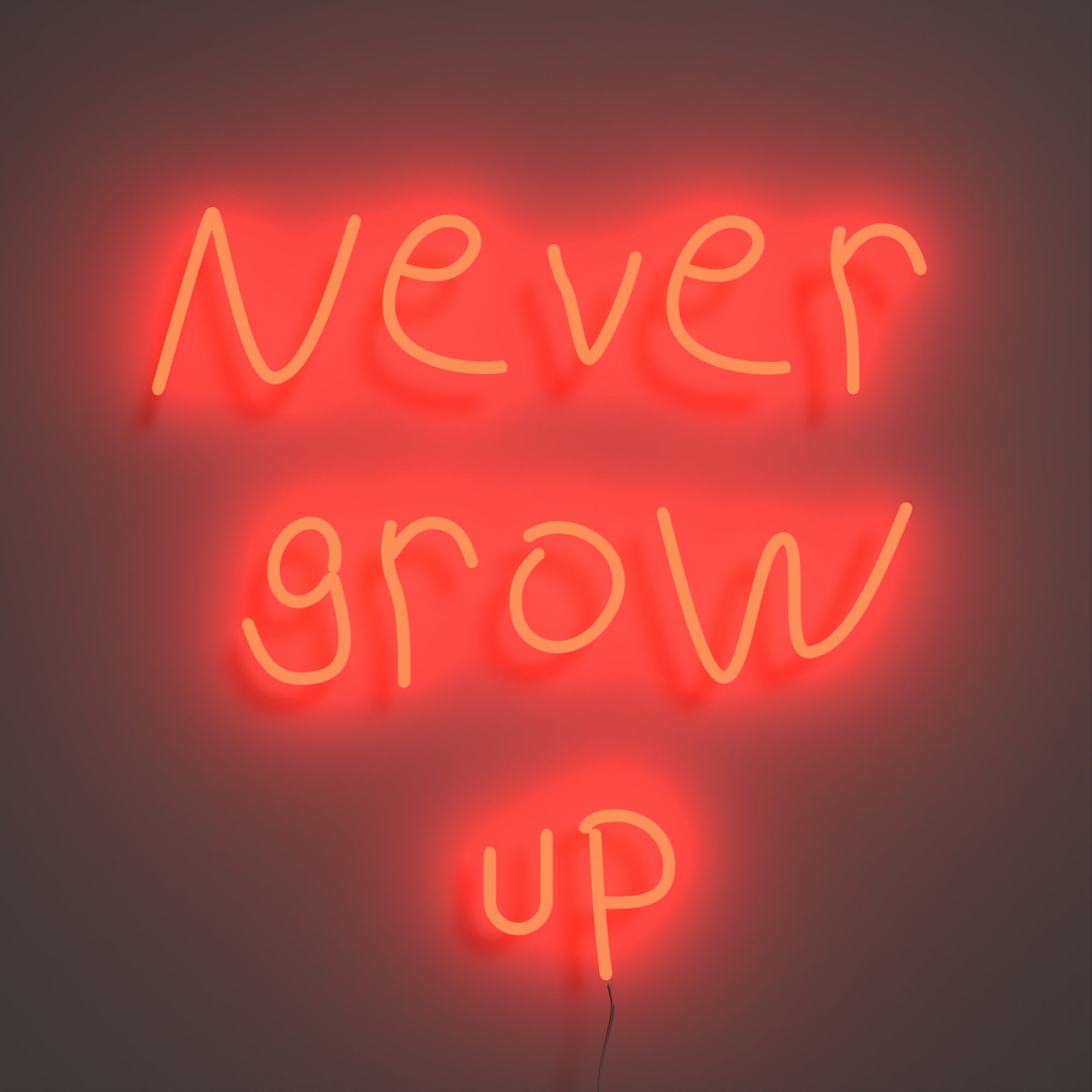 Never grow up - LED neon sign - YELLOWPOP USA