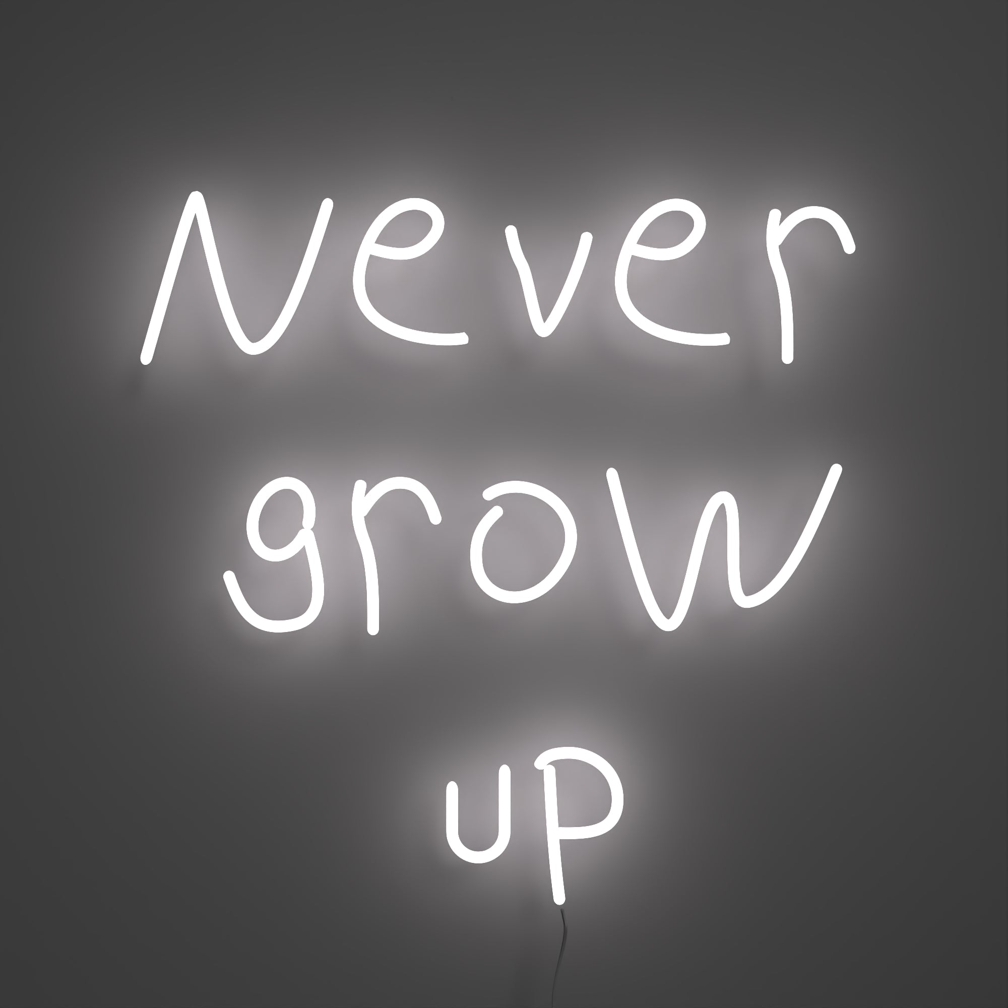 Never grow up - LED neon sign - YELLOWPOP USA
