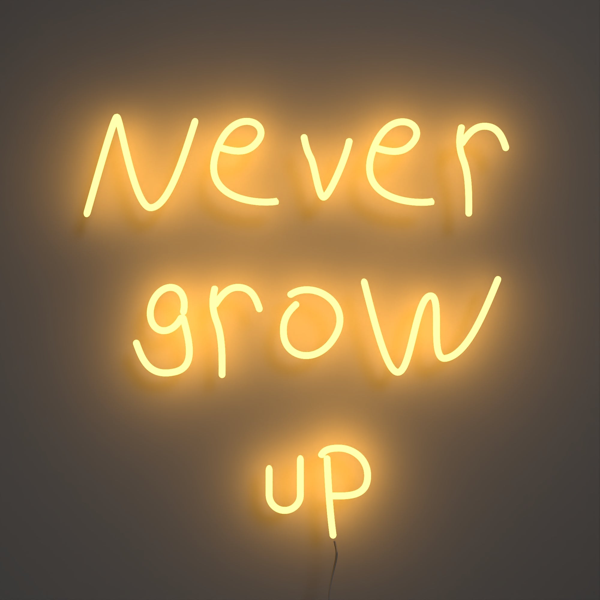 Never grow up - LED neon sign - YELLOWPOP USA