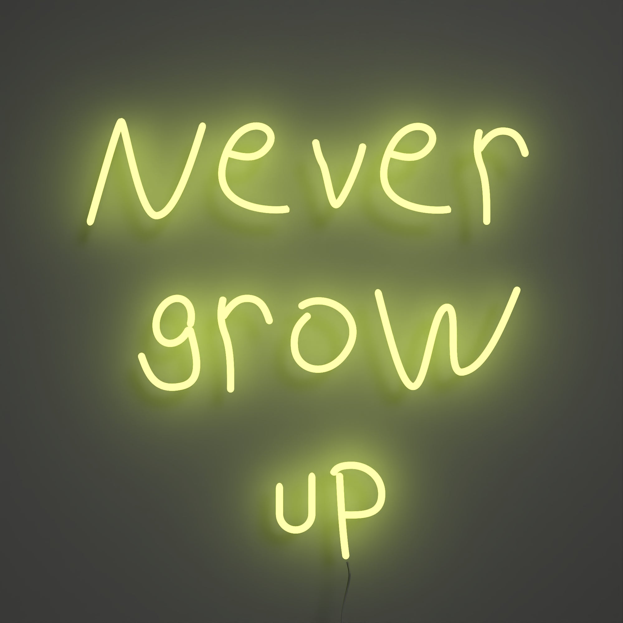 Never grow up - LED neon sign - YELLOWPOP USA