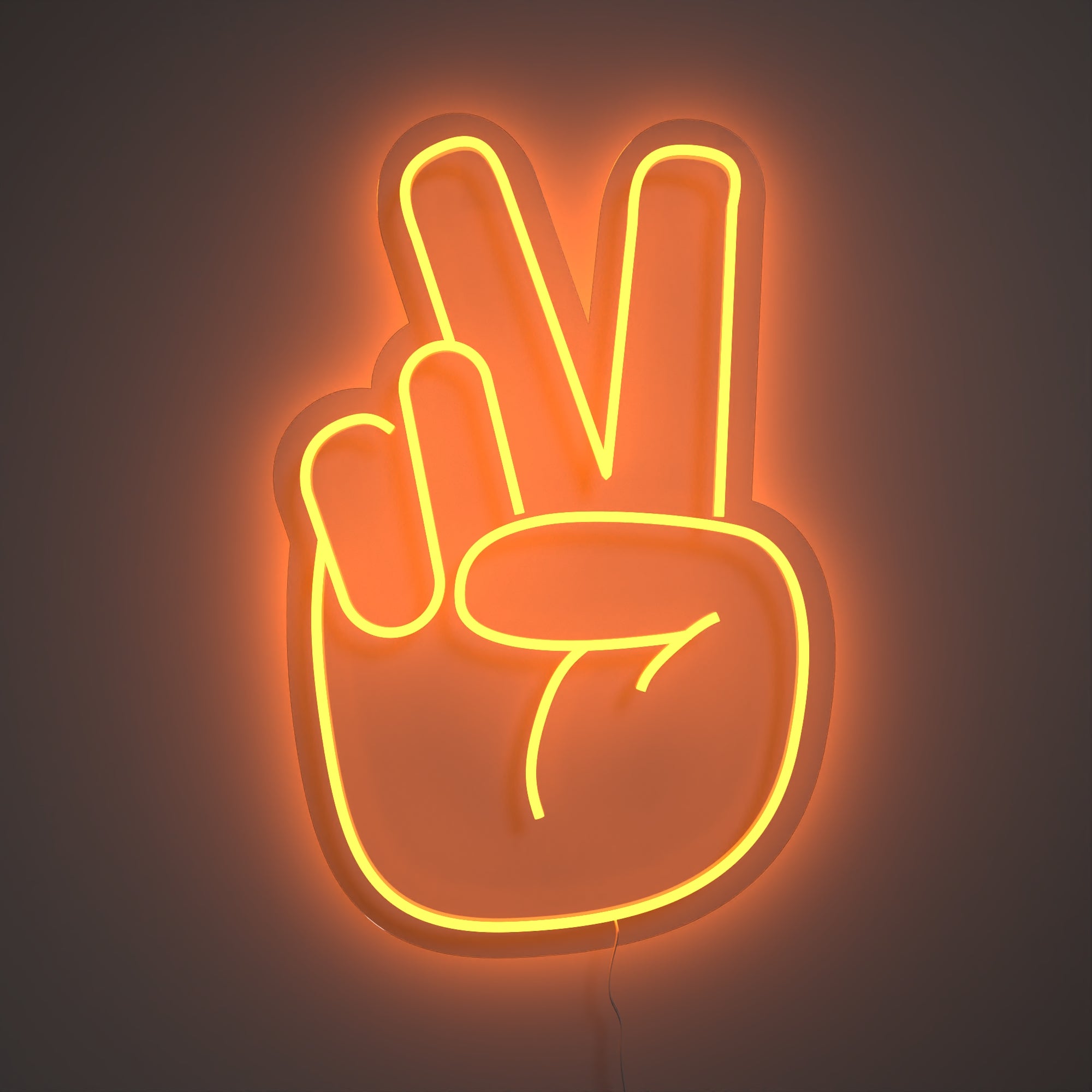 ピースハンド - LEDネオンサイン