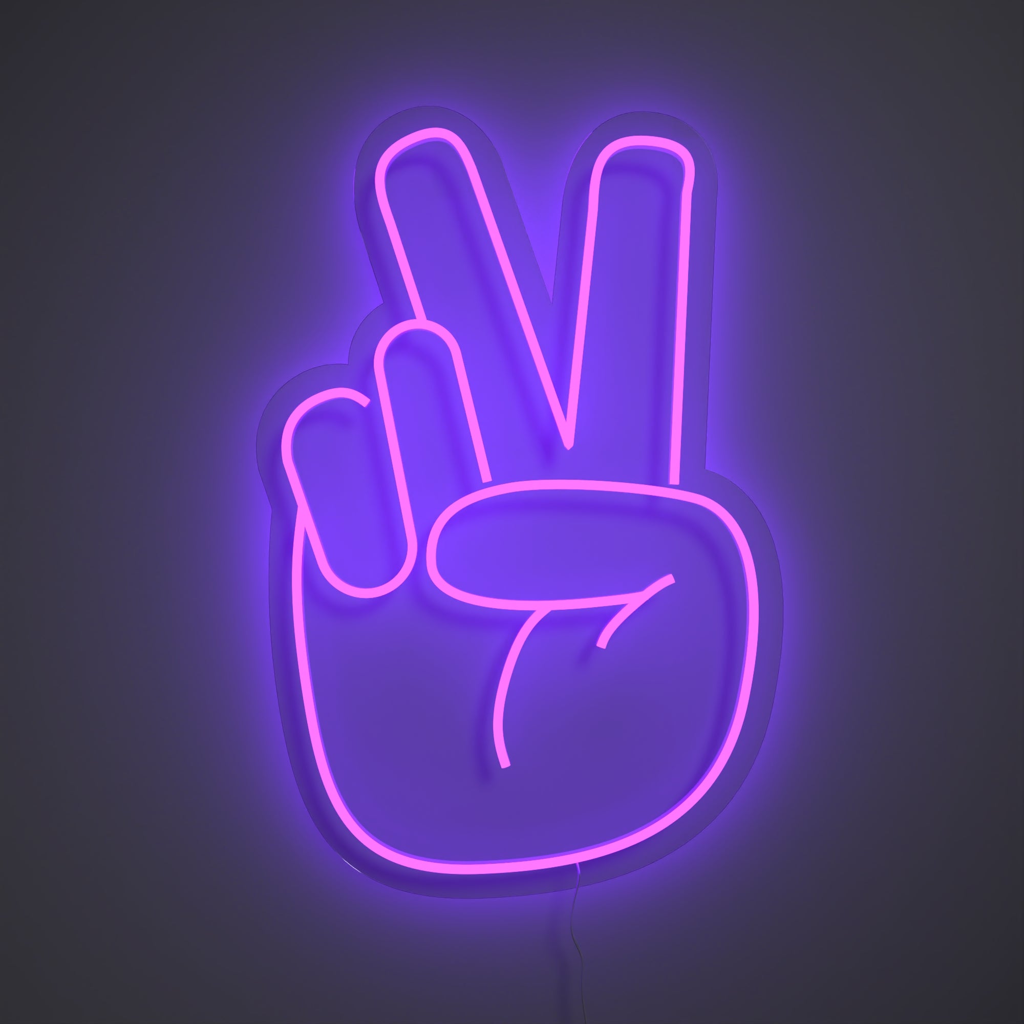 ピースハンド - LEDネオンサイン