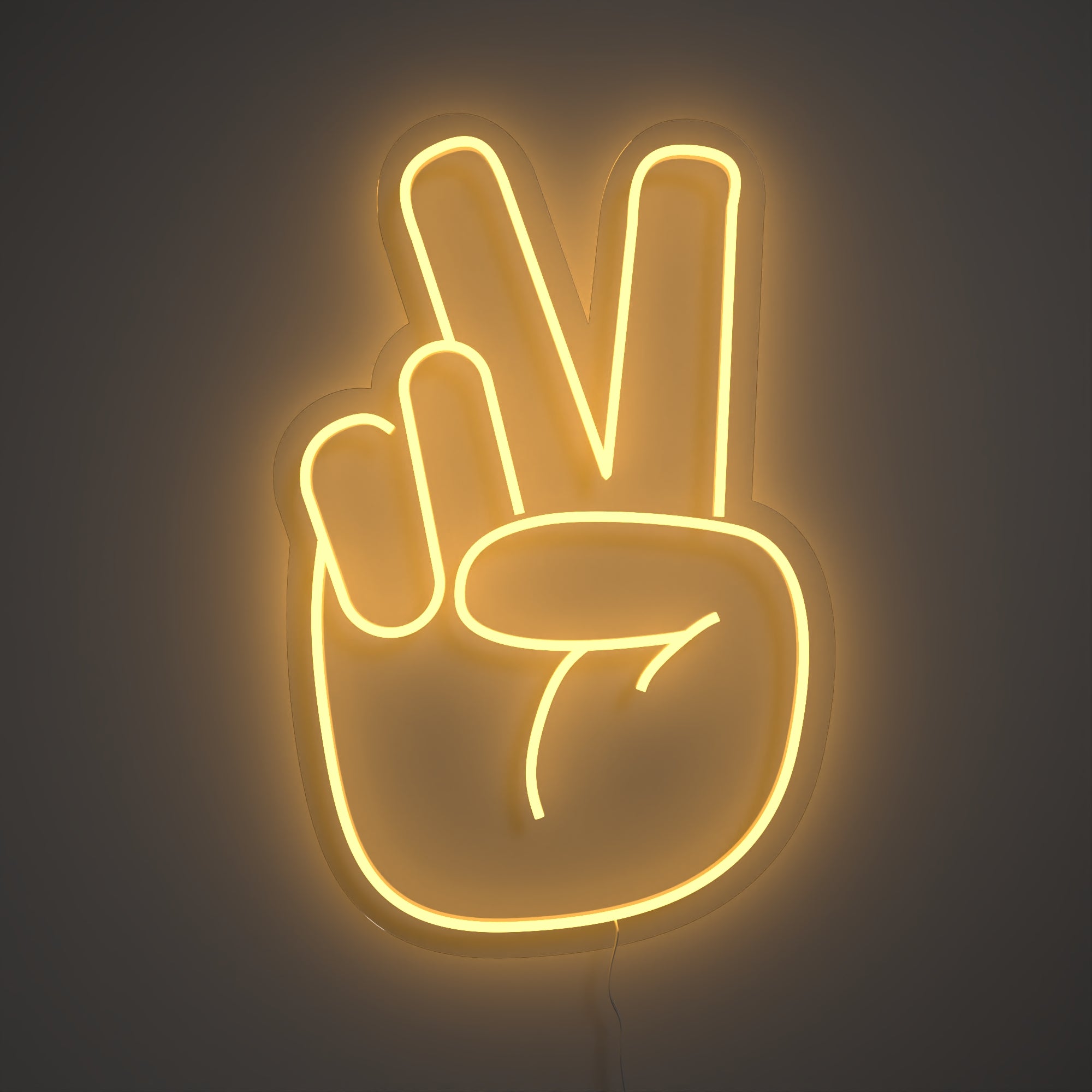 ピースハンド - LEDネオンサイン