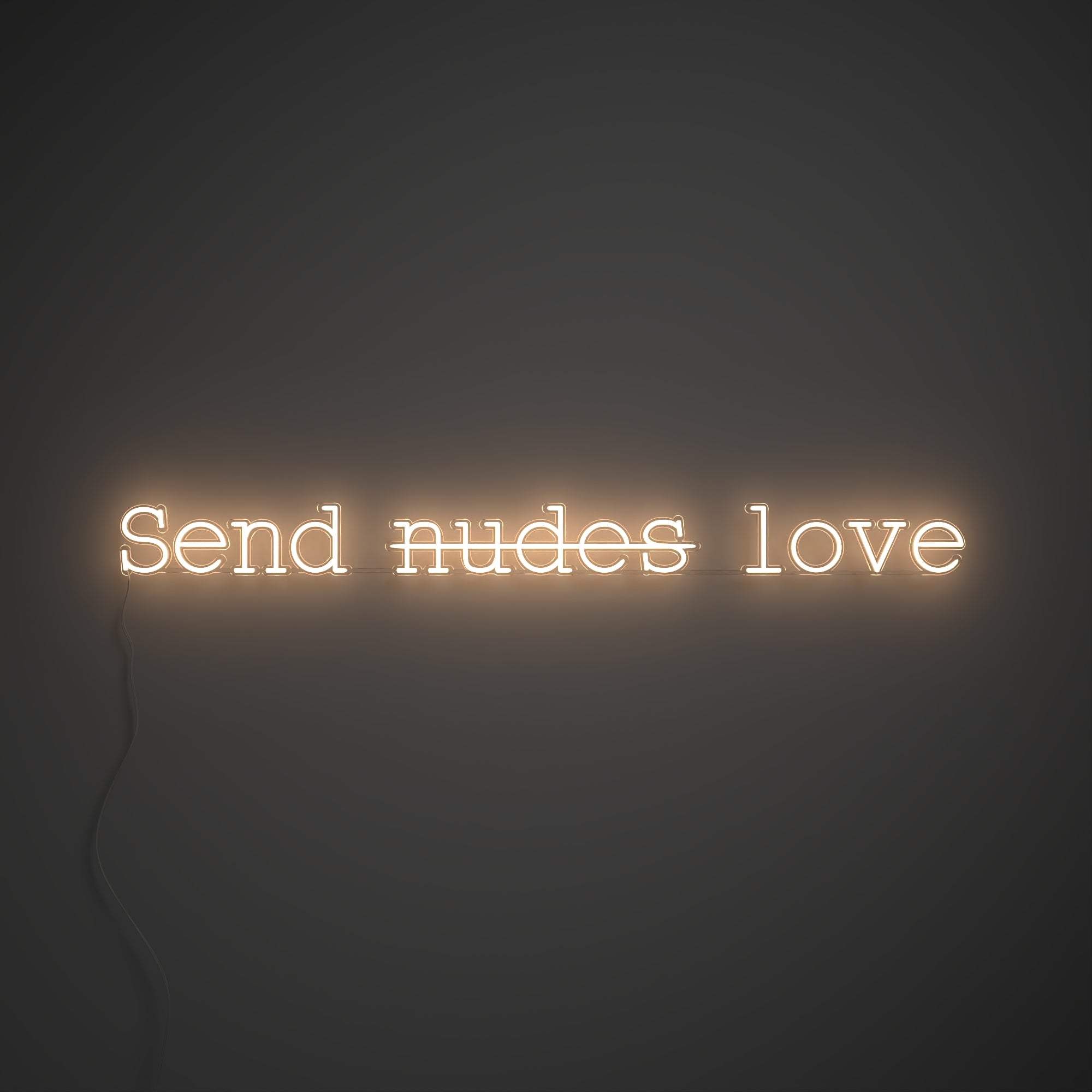 Send love - LED neon sign