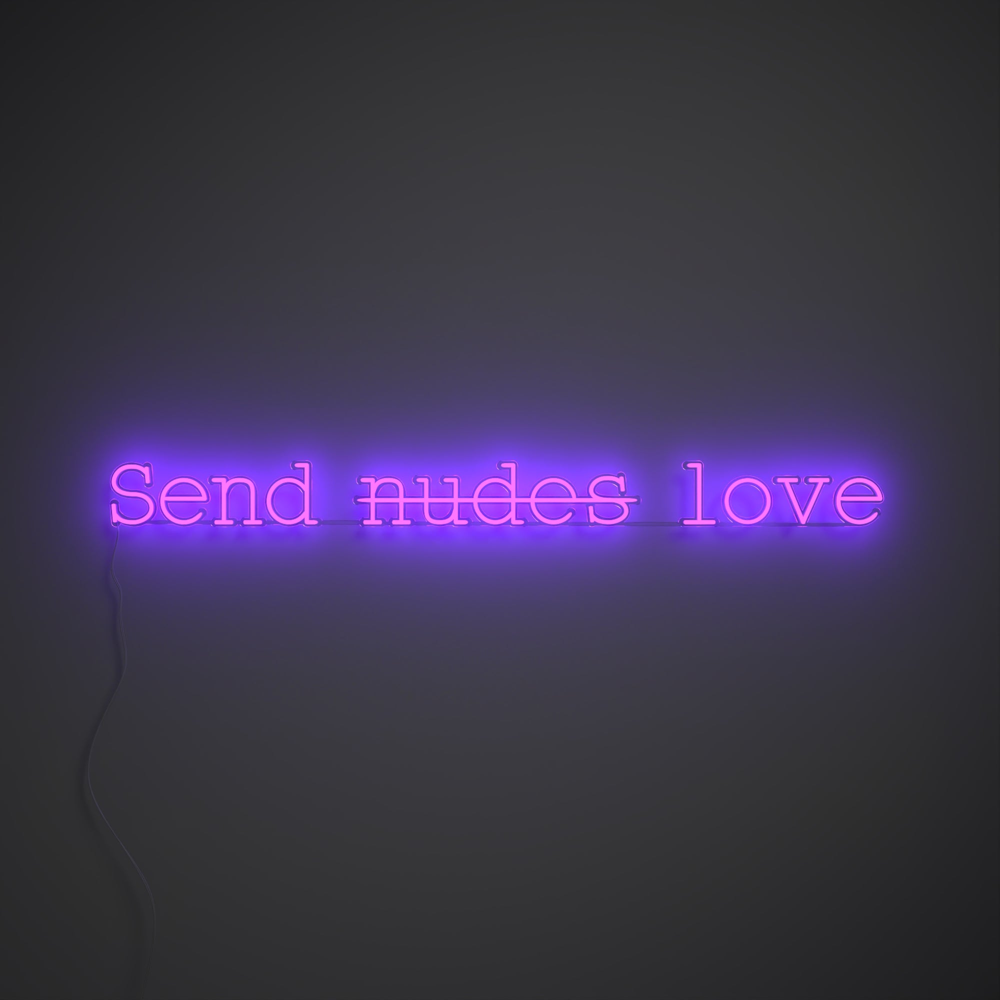 Send love - LED neon sign - YELLOWPOP USA