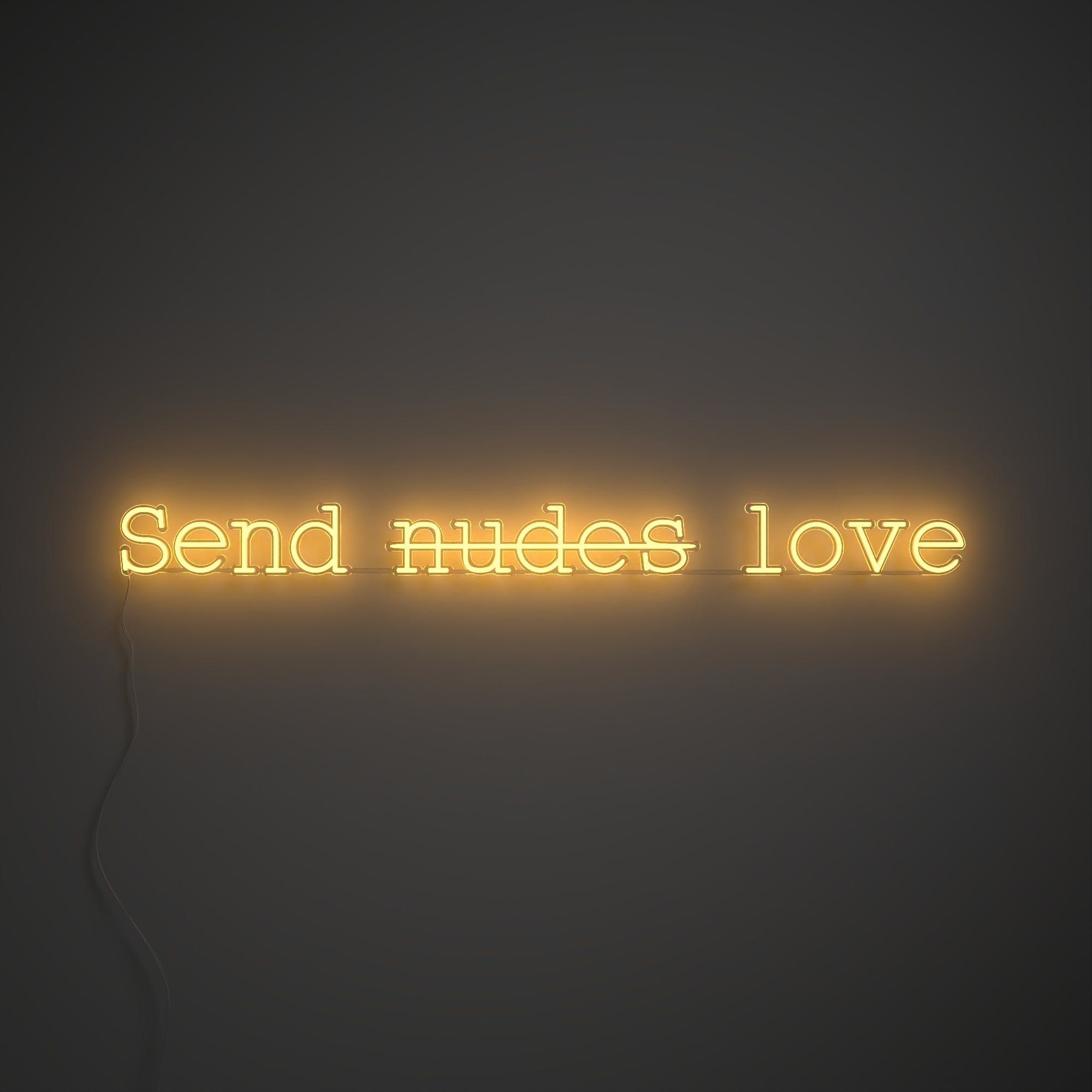 Send love - LED neon sign - YELLOWPOP USA
