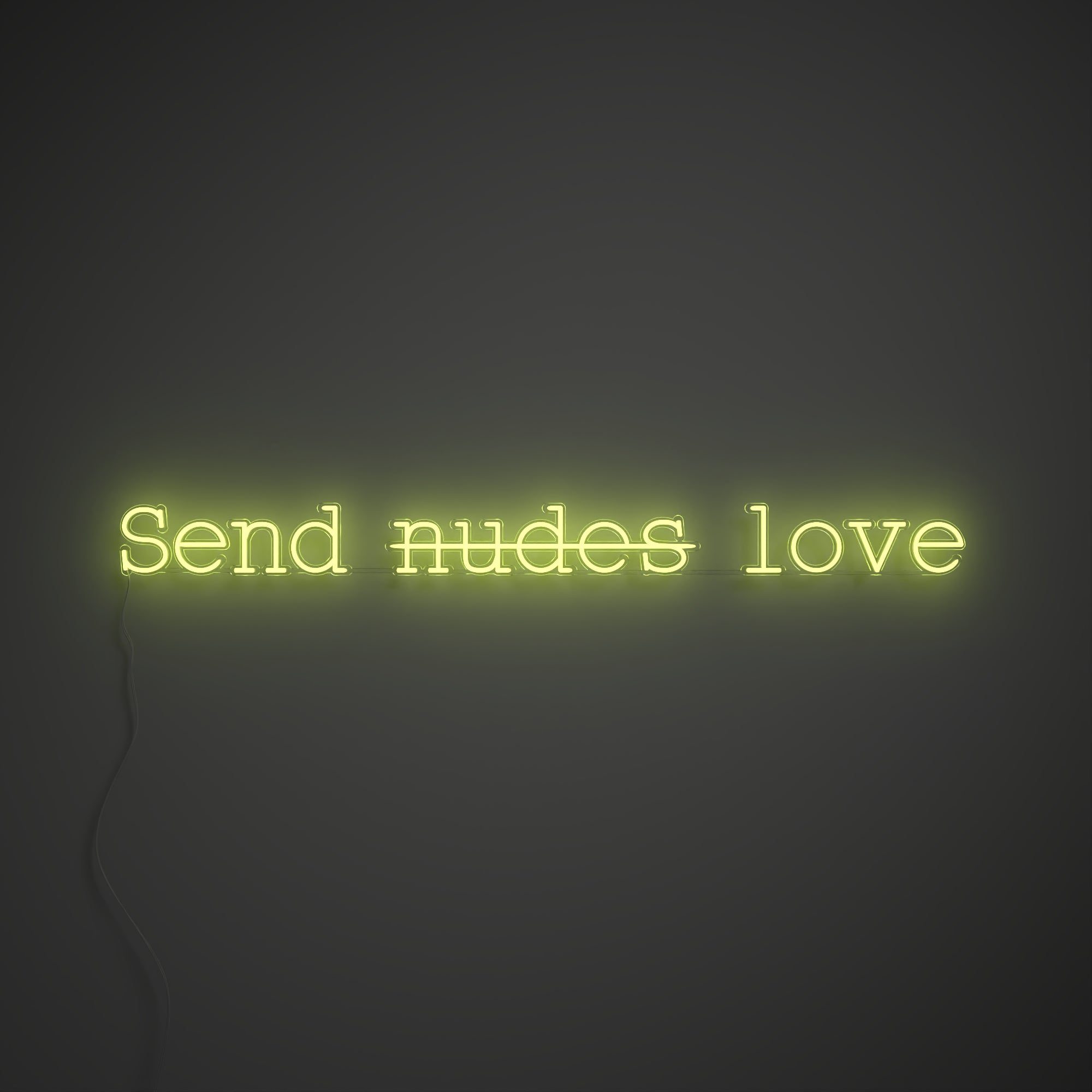 Send love - LED neon sign - YELLOWPOP USA