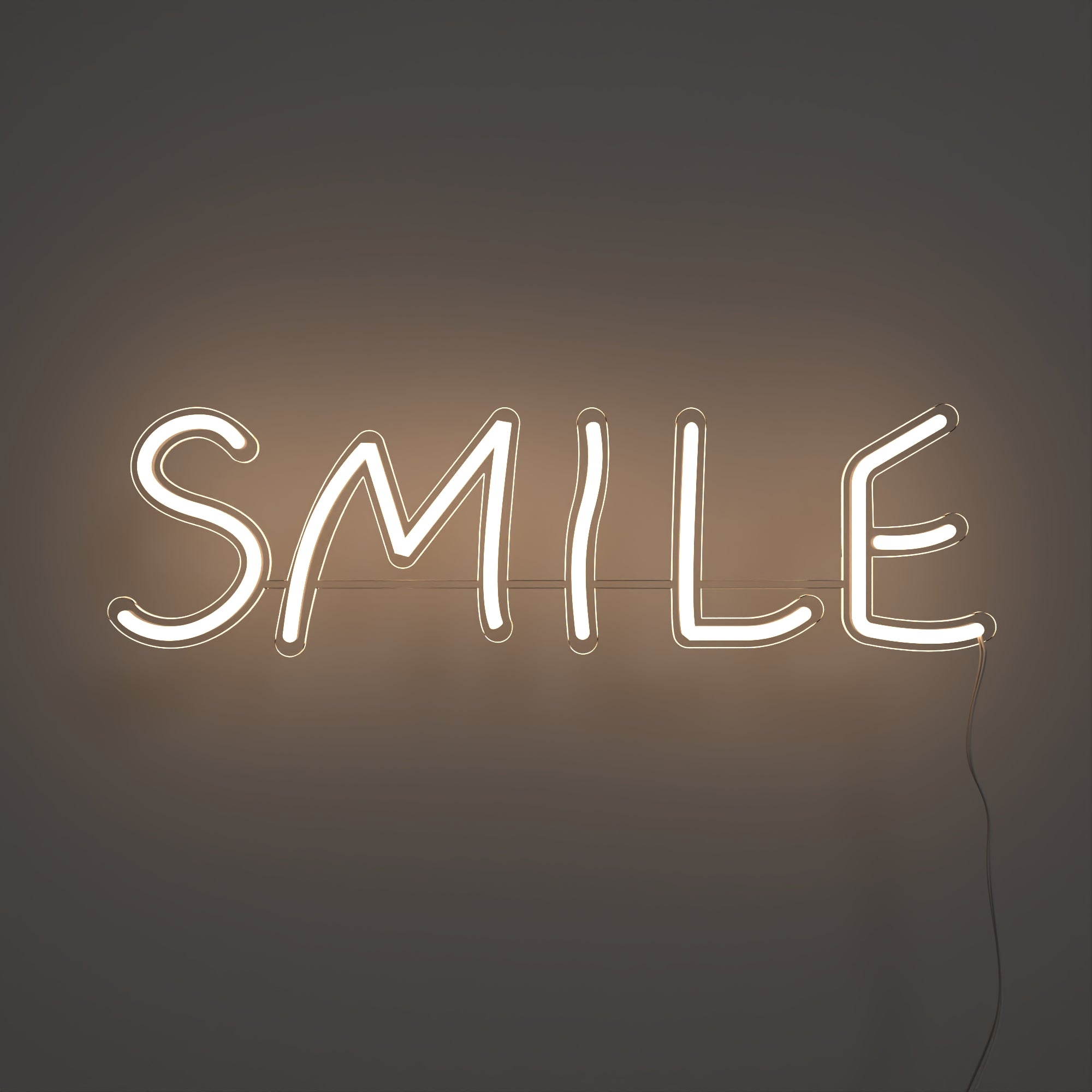Smile, LED neon sign - YELLOWPOP USA