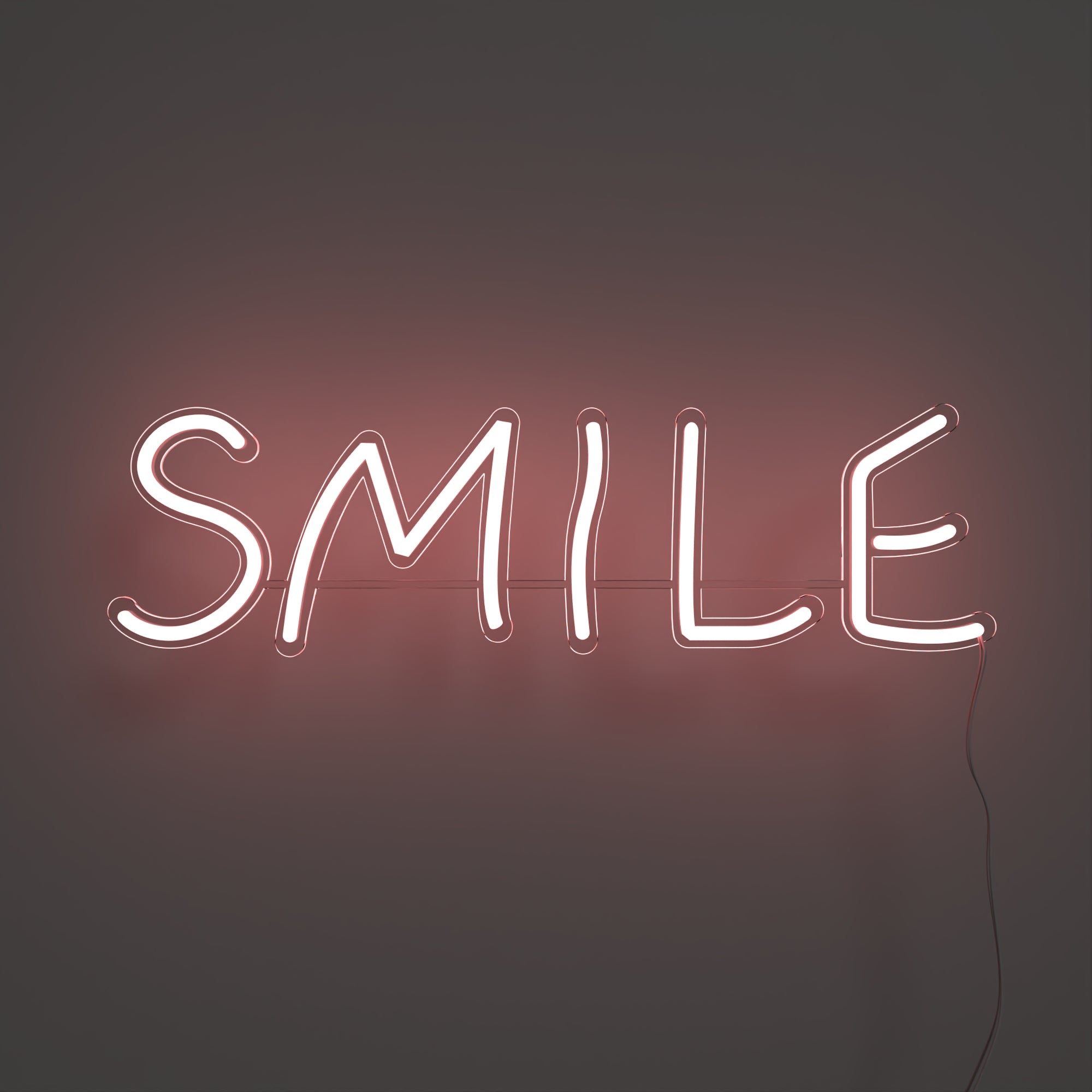 Smile, LED neon sign - YELLOWPOP USA