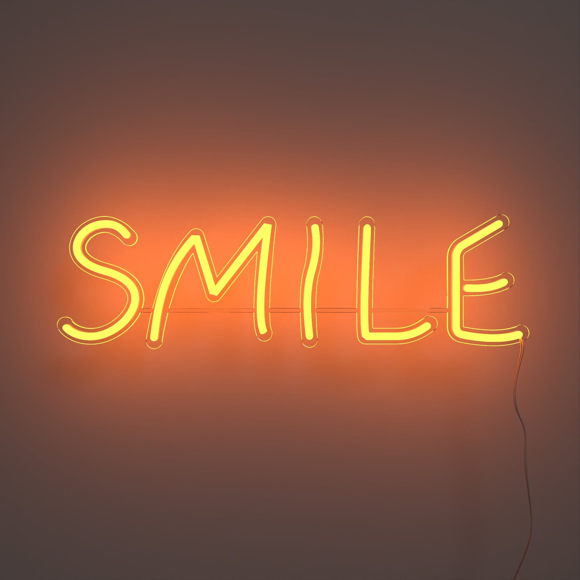 Smile, LED neon sign - YELLOWPOP USA