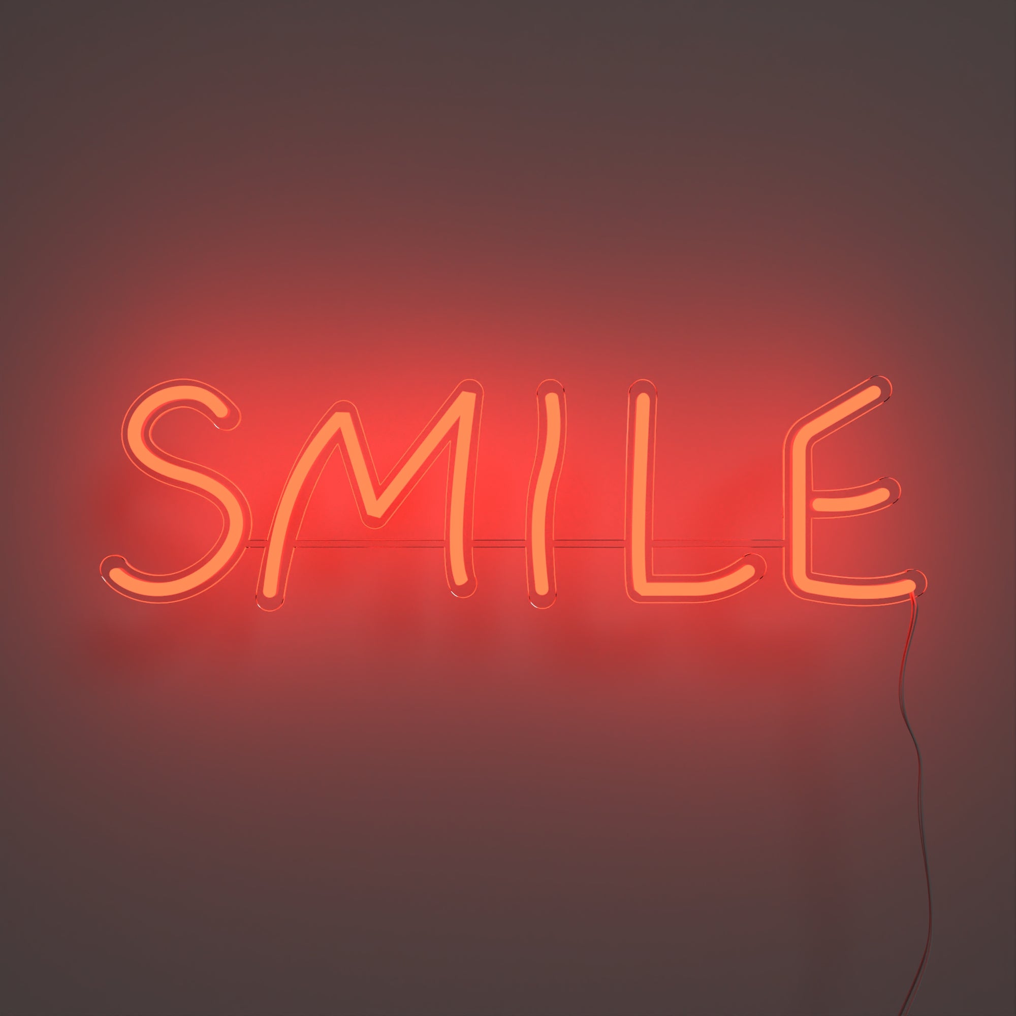 Smile, LED neon sign - YELLOWPOP USA