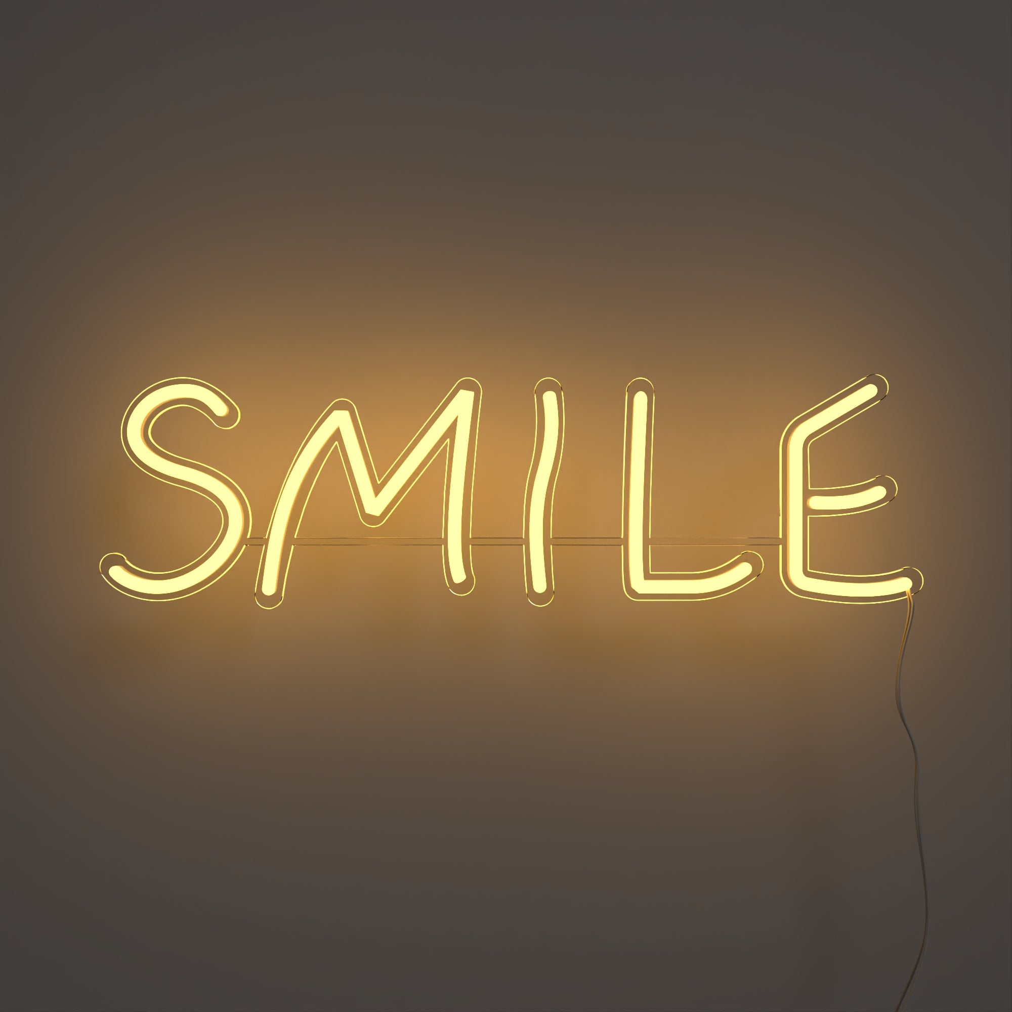 Smile, LED neon sign - YELLOWPOP USA