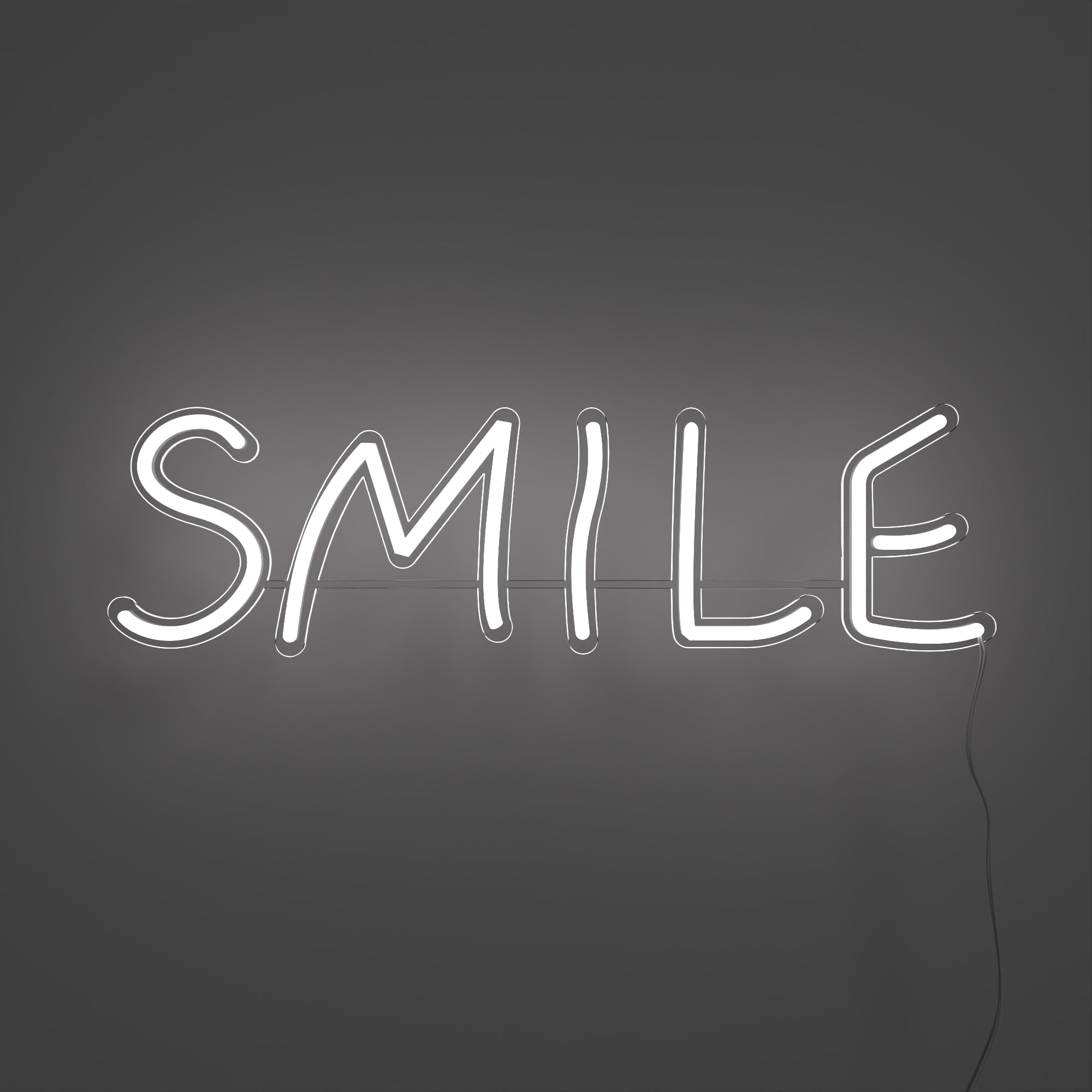 Smile, LED neon sign - YELLOWPOP USA