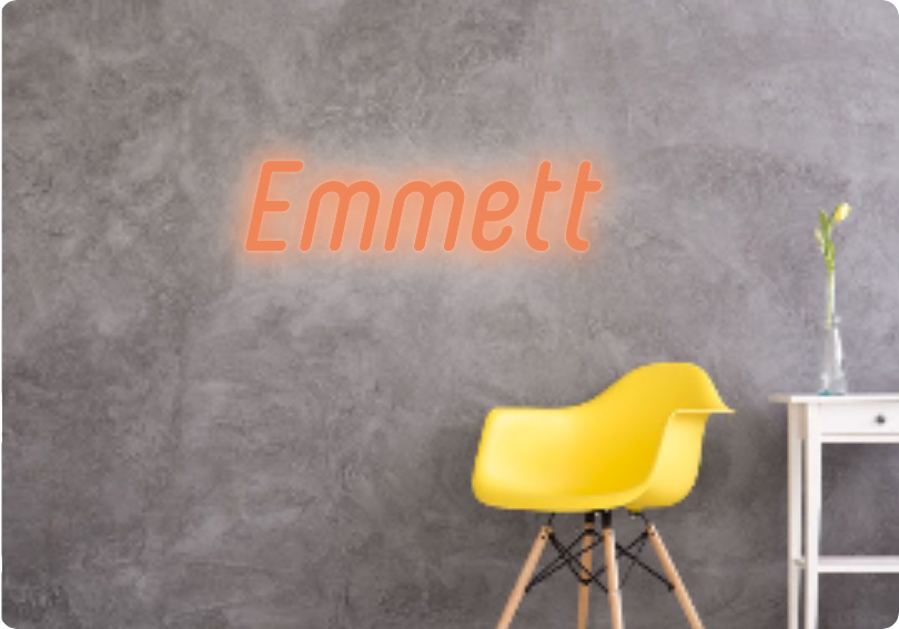 Custom text: Emmett
