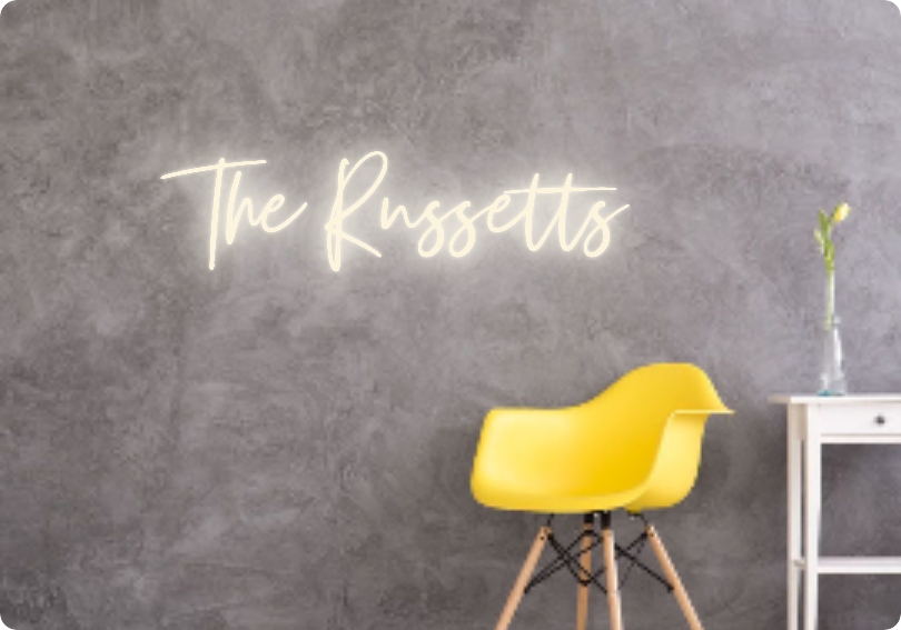 Custom text: The Russetts