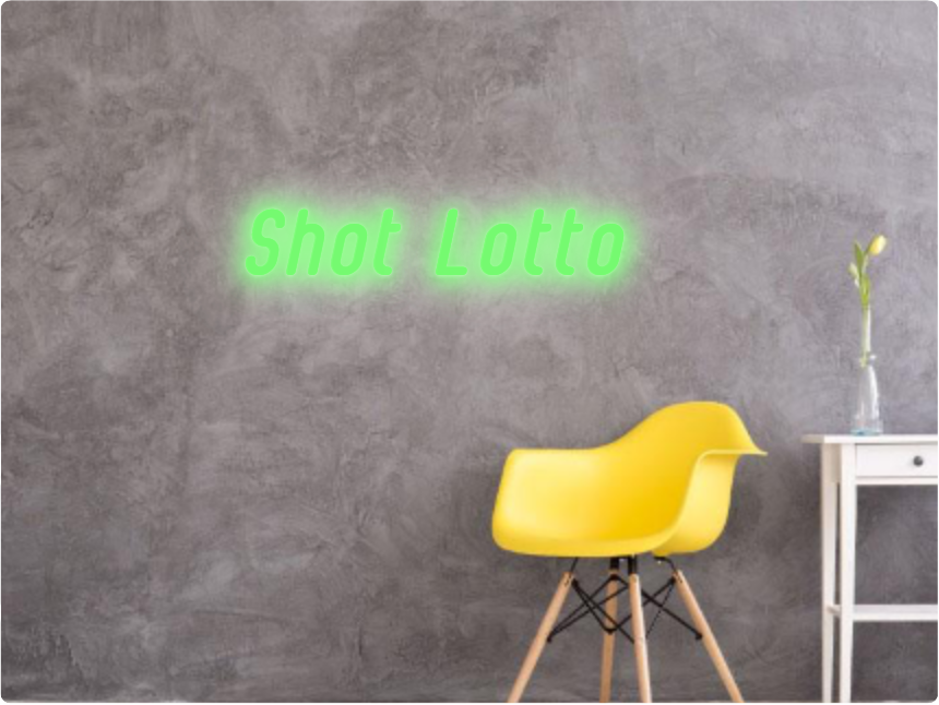 Custom text: Shot Lotto