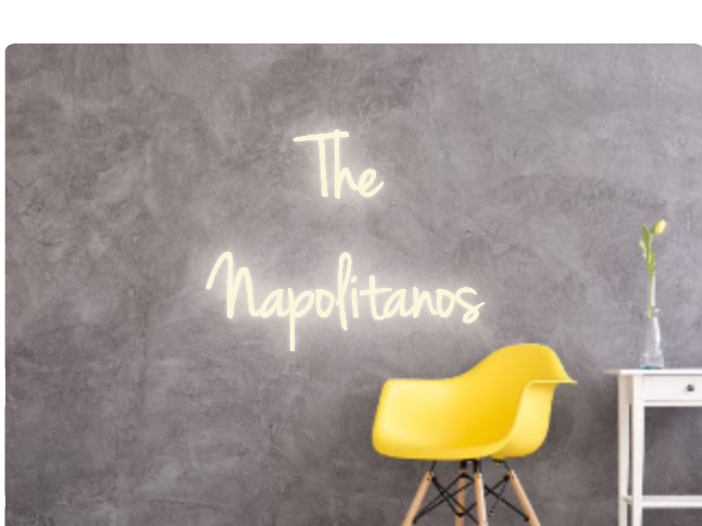 Custom text: The 
Napolitanos